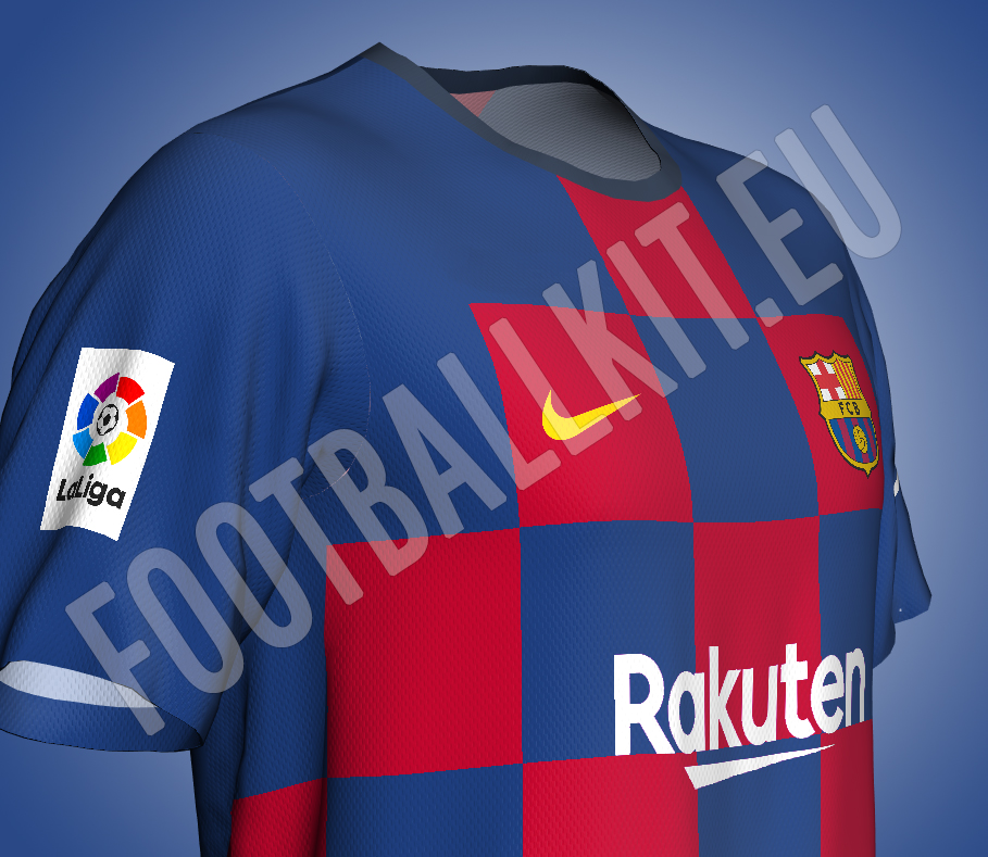 FC Barcelona home kit 2019-2020 right arm La Liga