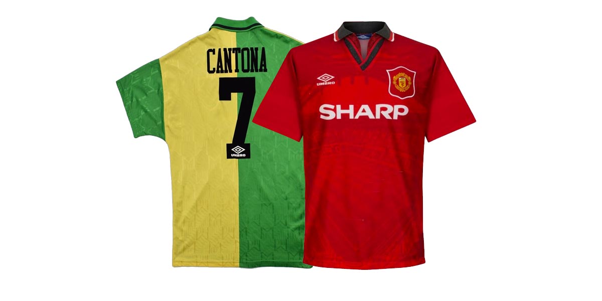 Eric Cantona Man Utd kit